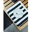 Verona stripes - off black