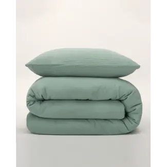cocoon double gauze - water green