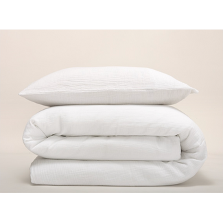 Cocoon double gauze - white