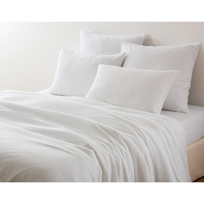 Cocoon double gauze - white
