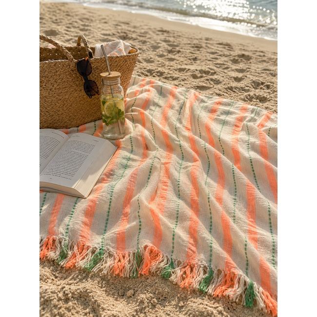 Portofino - verde & papaya