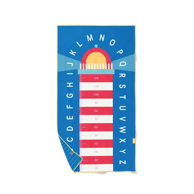 Play towel 180x100 cm - lighthouse blue