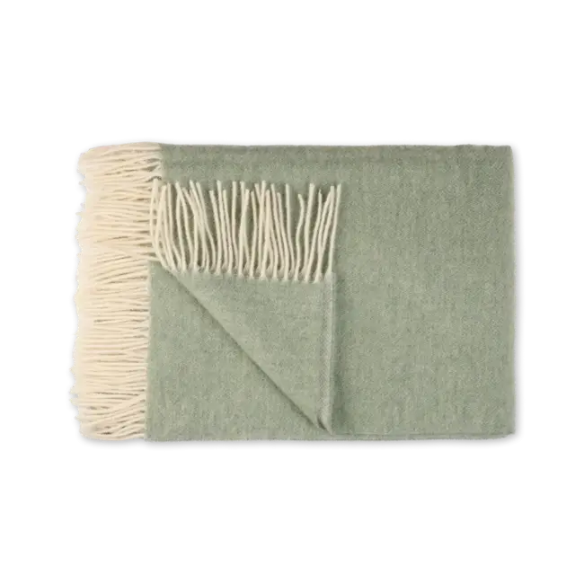 Plaid home bellavita - 130x220cm - smoke green