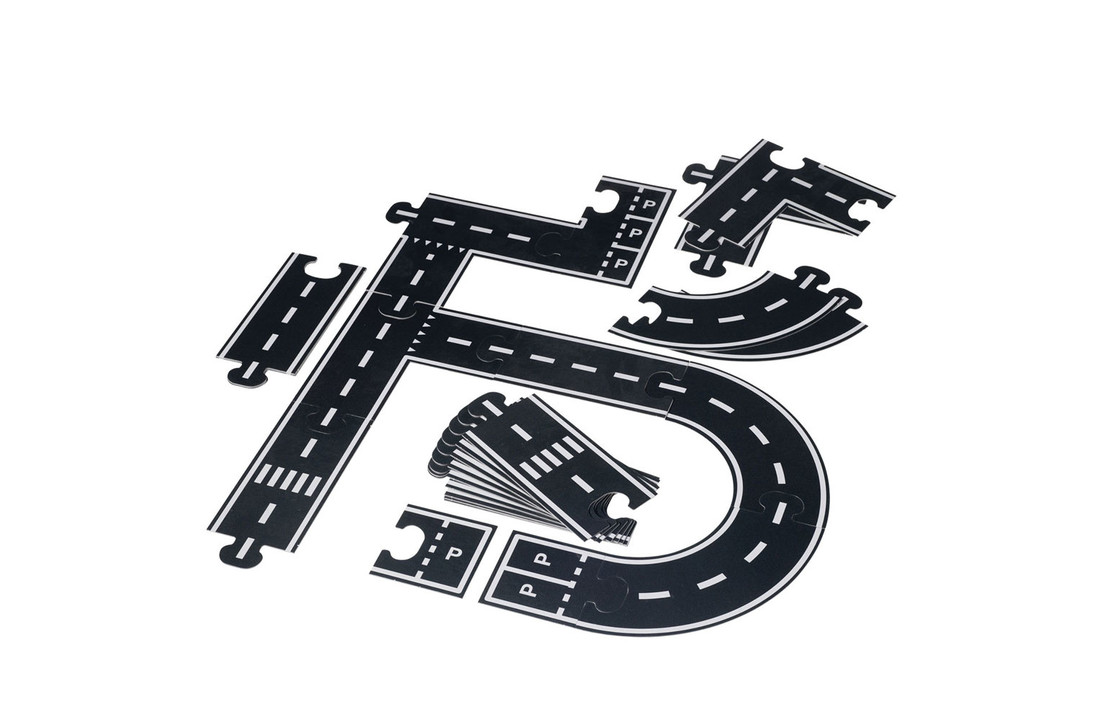 6 meter Puzzel Snelweg en Spoorweg