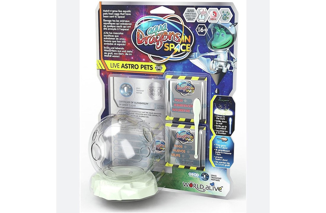 Aqua Dragons in Space
