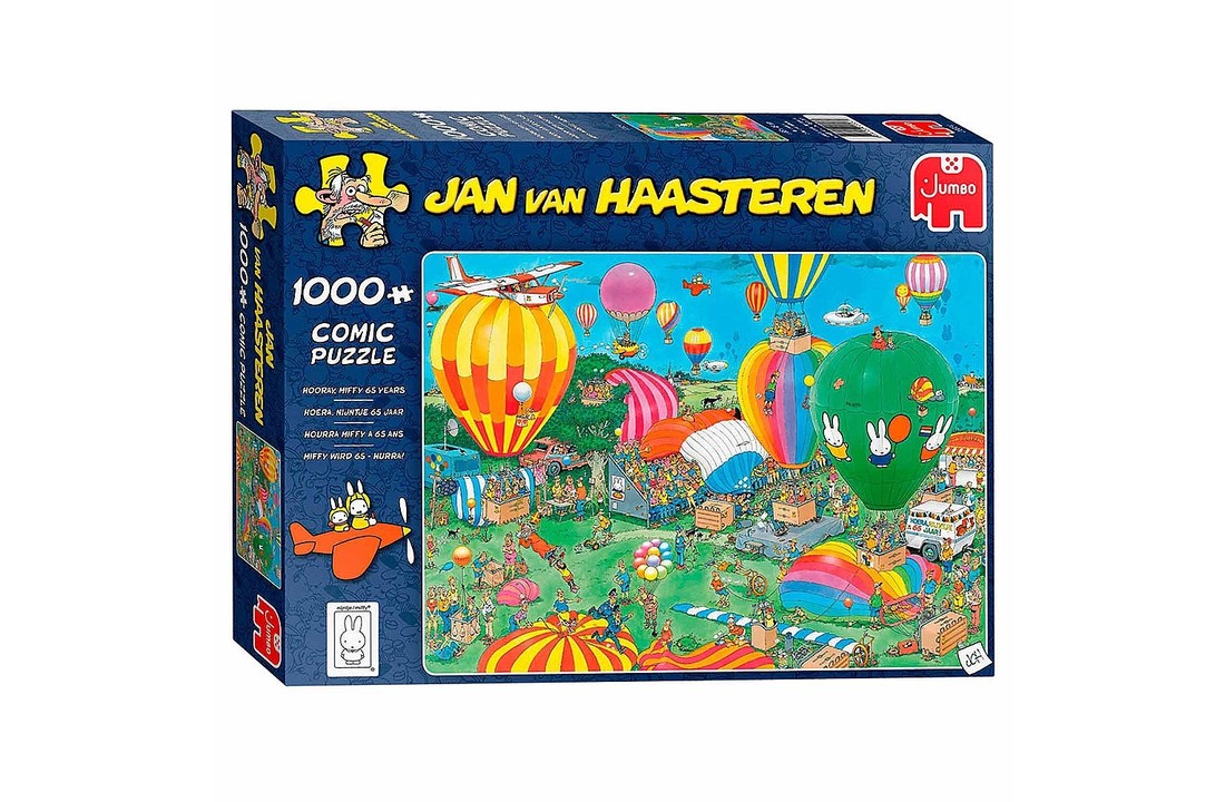 Manieren van mening zijn Tot ziens Hoera Nijntje jarig: Jan van Haasteren Puzzel 1000st kopen |  TrendySpeelgoed.nl