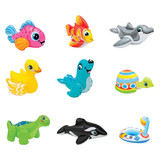 Opblaasbare Vis (rood/geel)