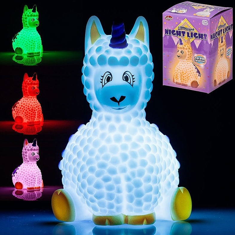 Nachtlampje Lamacorn (lama en unicorn in 1)