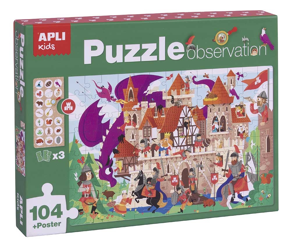 Kasteel Observeer Puzzel 104-delig