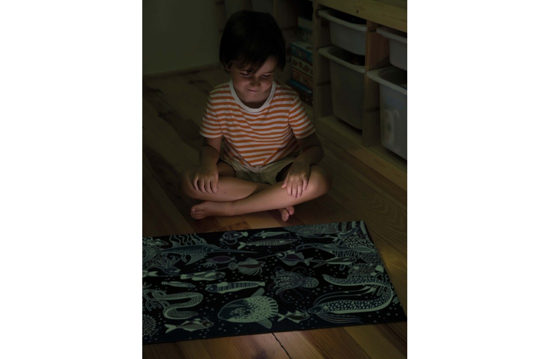 Oceaan Puzzel Glow in the Dark 104-delig + Poster