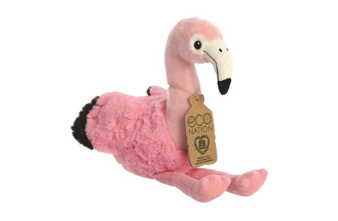 Baby rooster Soedan Eco Nation Knuffel | Flamingo 24 cm kopen | TrendySpeelgoed.nl