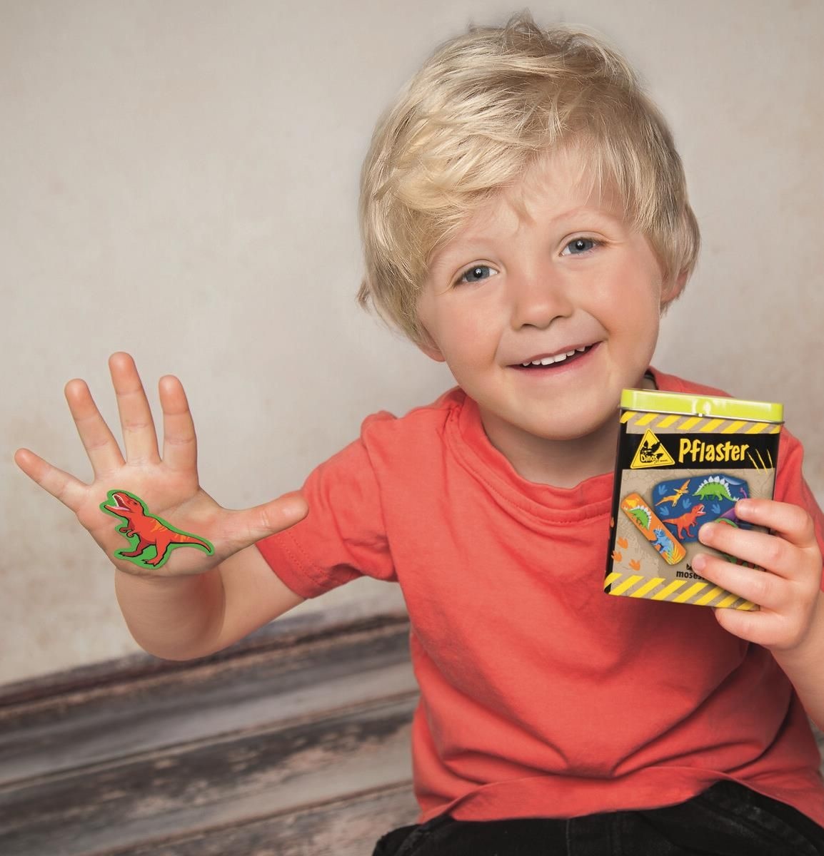 Dino Pleisters in Metalen Box  (20 stuks)