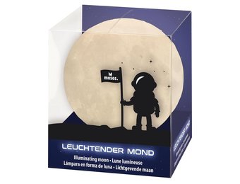 Volle Maan LED | Lamp met Timer 10cm