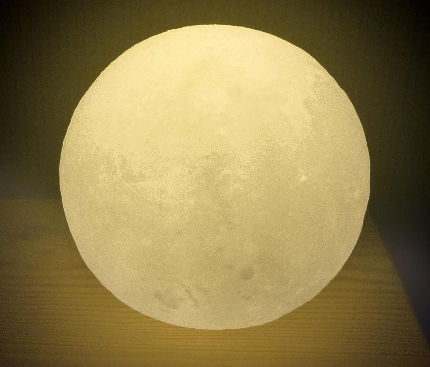 Volle Maan LED | Lamp met Timer 10cm