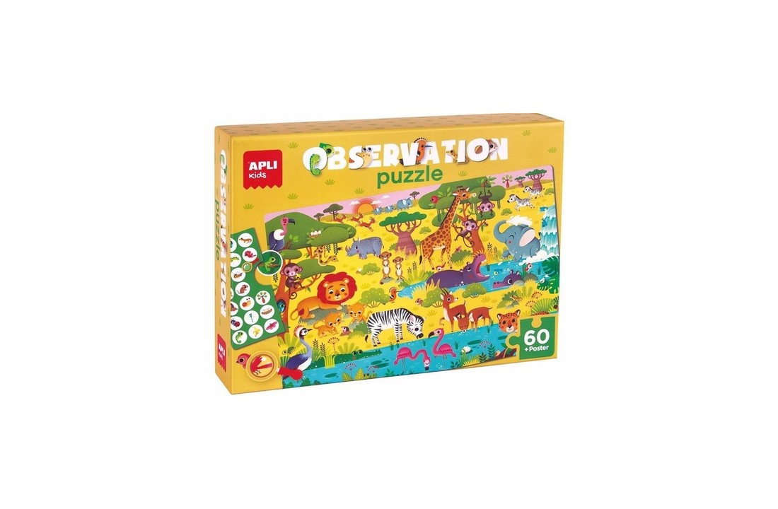 Junior Jungle Observeerpuzzel 60 Stuks