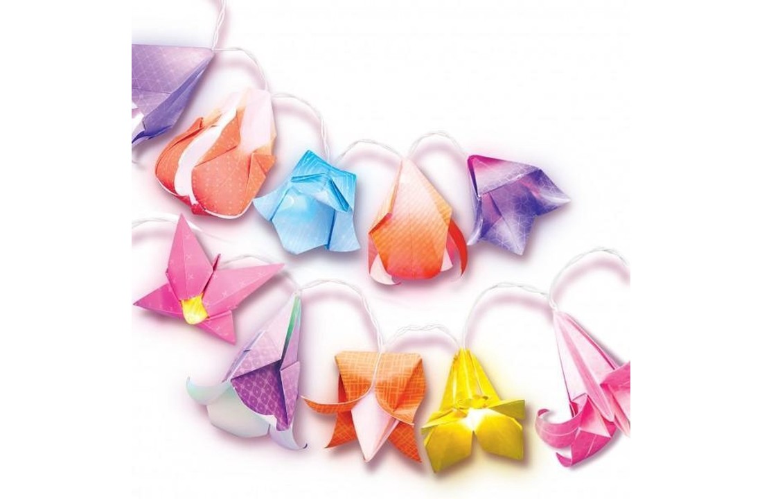 Origami Set | Bloemen Lampjes Snoer