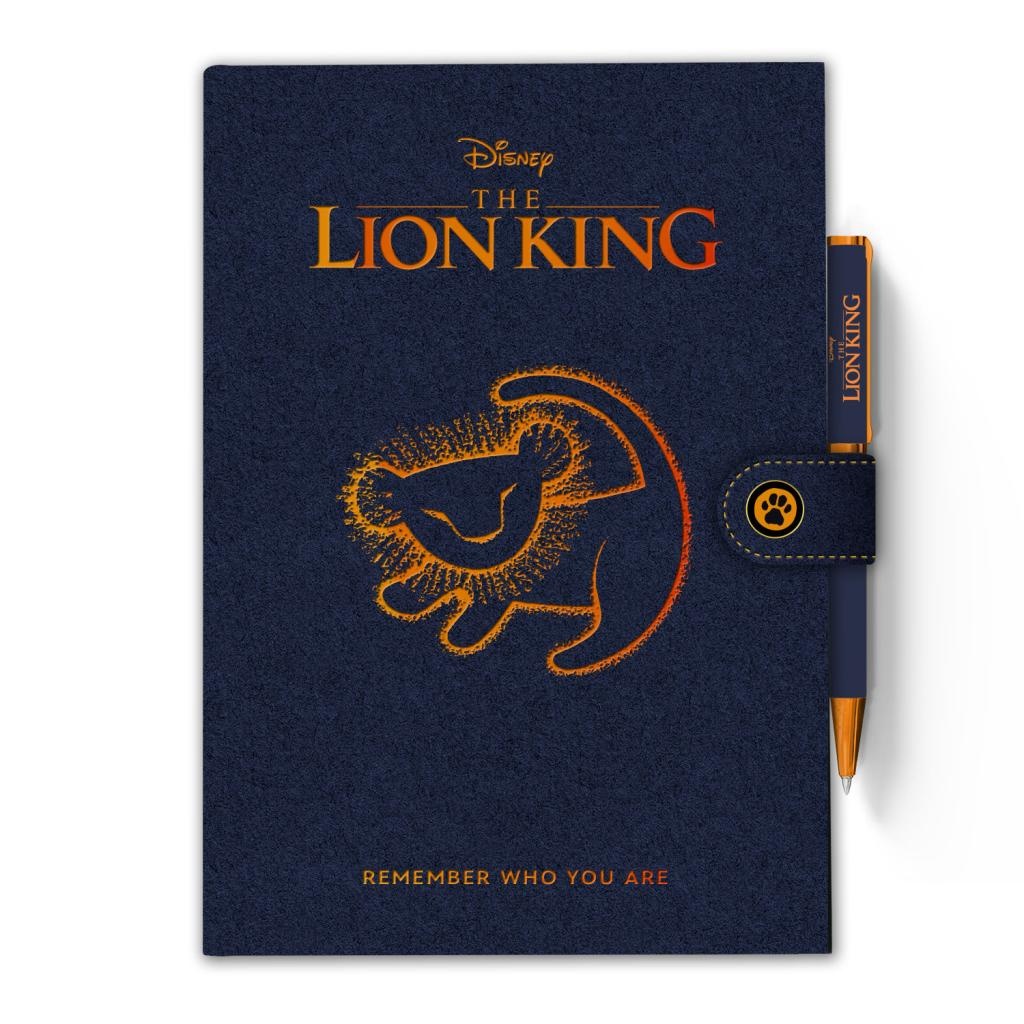 The Lion King notebook met pen