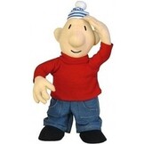 Buurman en Buurman pluche pop 18cm