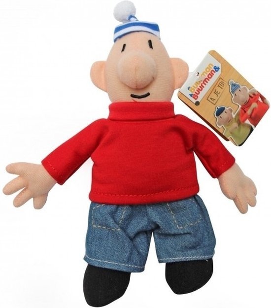 Buurman en Buurman pluche pop 18cm