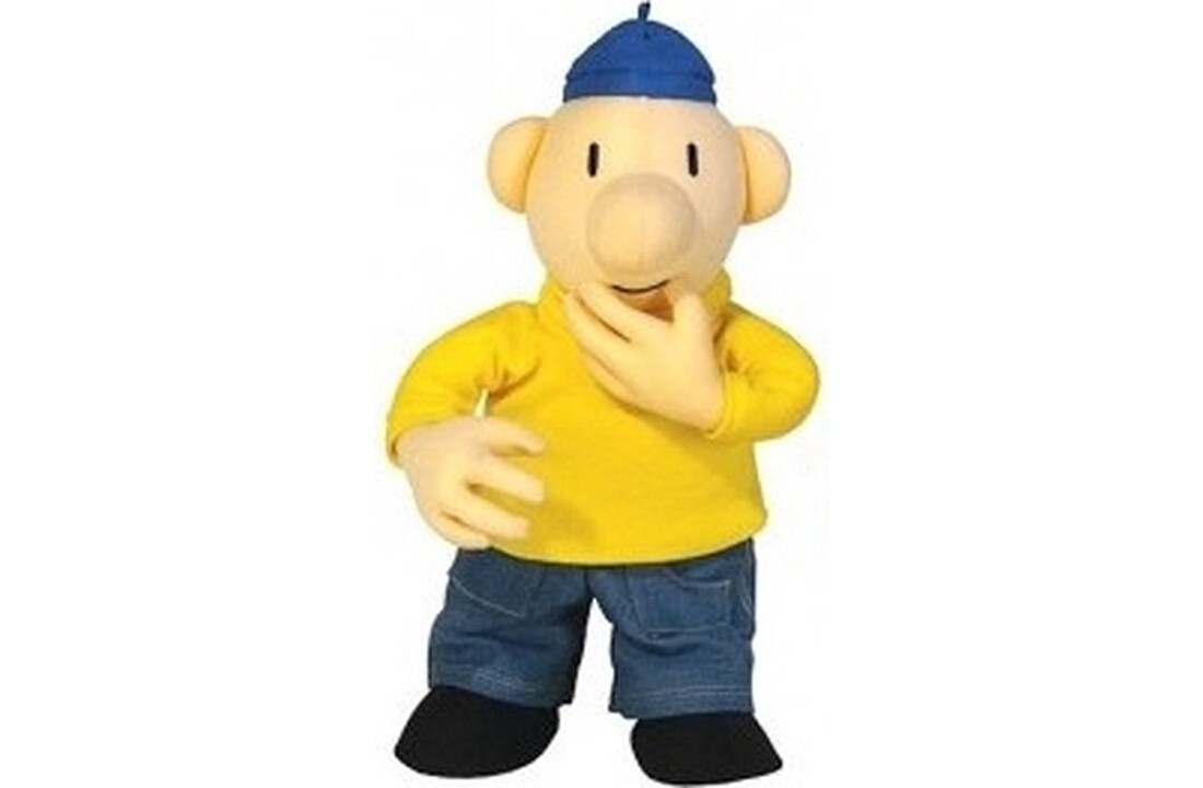 Buurman en Buurman pluche pop geel 18cm