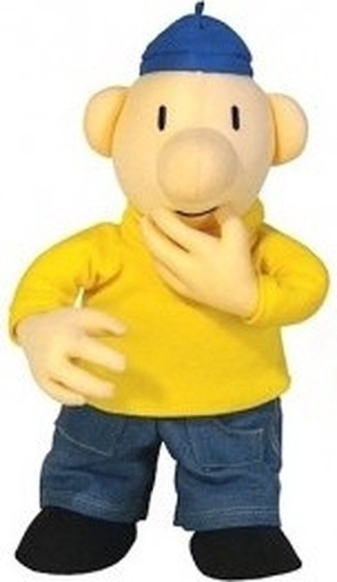 Buurman en Buurman pluche pop geel 18cm