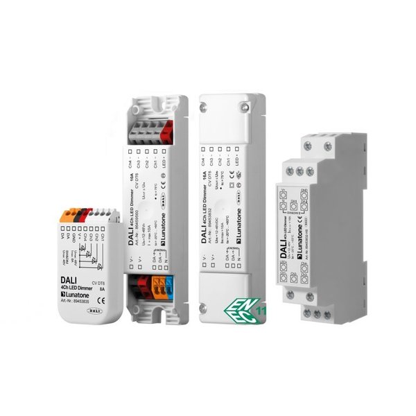 Lunatone DALI 4Ch LED-Dimmer Voltaje Constante (CV)