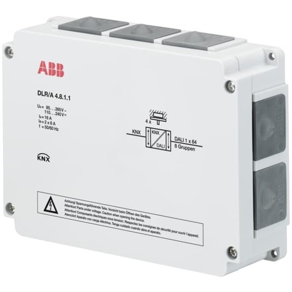 ABB DLR/A4.8.1.1 DALI Light Controller, 4-voudig, Opbouw