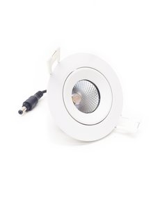 LEDLED-Meanwell Ronde kantelspot 85mm W Incl. Dali2  driver voorgemonteerd