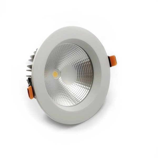 LEDLED-Meanwell Ronde spot 230m wit 12-30W Incl. Dali2 driver voorgemonteerd