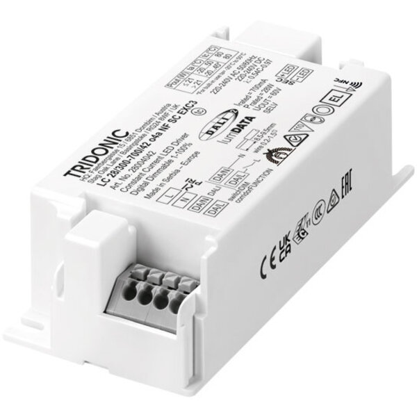 Tridonic Constant Current LED driver 230V input 300–700mA CC