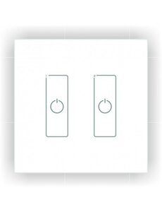 LTECH LED Touch Controller DALI 2 Zone - EDA2