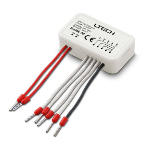 LTECH Interrupteur LED DALI Push 6 en 1 Fonction - LT-42