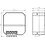 Theben SU 1 DALI-2 – 1-channel DALI-2 Switching Actuator Flush Mount