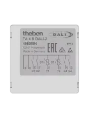 Theben TA 4 S DALI-2 – 4-voudige potentiaalvrije bin. ingang – UP -DALI 2