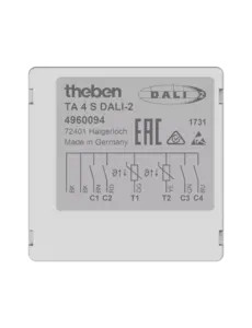 Theben TA 4 S DALI-2 – 4 ingressi binari senza potenziale – UP -DALI 2