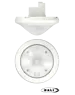 Theben theRonda P360 DALI-2 S UP WH, PIR 360°, Ø25m, 491m², DALI-2, blanc