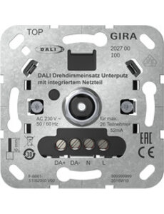 Gira DALI Drehdimmer Unterputz-Basiselement mit integriertem Netzteil
