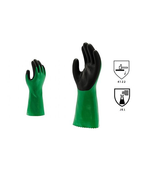 Showa 379 Handschuhe mit Chemikalienschutz und Griffigkeit