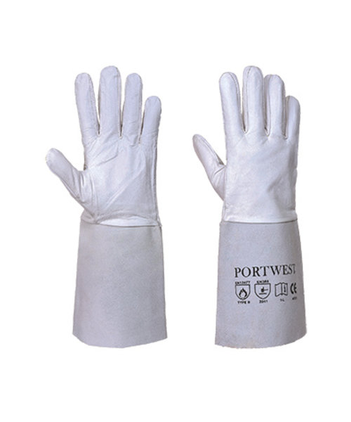 Portwest A520 - Premium Tig Welding Gauntlet - Grey - R