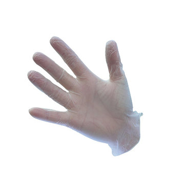 A905 - Gants Vinyle Non Poudrés à usage unique - Clear - R