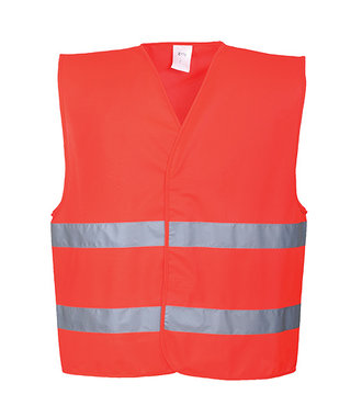 C474 - Gilet Double bande - Red - R