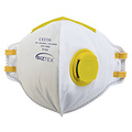 Portwest P153 - FFP1 Valved Dolomite Fold Flat Respirator - White - R