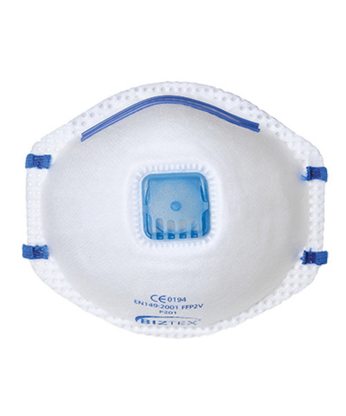 Portwest P209 - FFP2 Feinstaubmaske mit Ventil - Blister Packung(3) - White - R