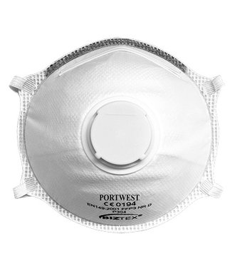 P304 - FFP3 Lichtgewicht Dolomite Masker met ventiel - White - R