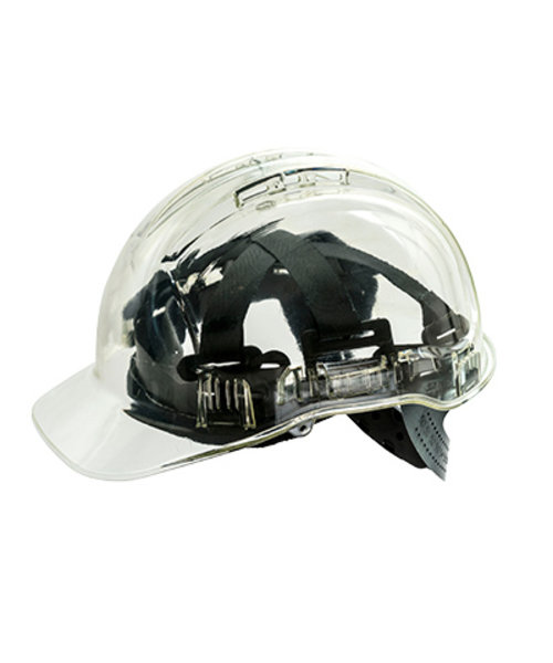 Portwest PV54 - Peak View Plus Hard Hat - Clear - R