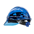 Portwest PV60 - Casque ventilé Peak View à crémaillère - Blue - U