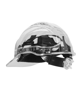 PV60 - Casque ventilé Peak View à crémaillère - Clear - R