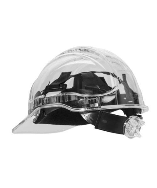 Portwest PV64 - Peak View Plus Helm met draaiknop - Clear - R