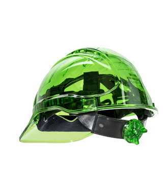 PV64 - Peak view Plus Schutzhelm mit Rasterrad - Green - R