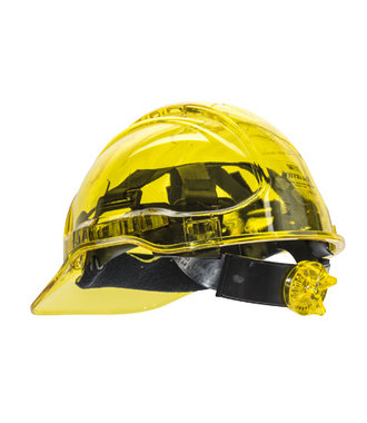 PV64 - Peak view Plus Schutzhelm mit Rasterrad - Yellow - R